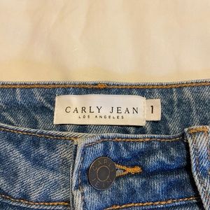 Carly Jean Los Angeles Straight Leg Jeans